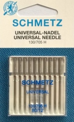 SCHMETZ AGHI UNIVERSALI NO. 80 - SCHMETZ UNIVERSAL NADELN NR. 80